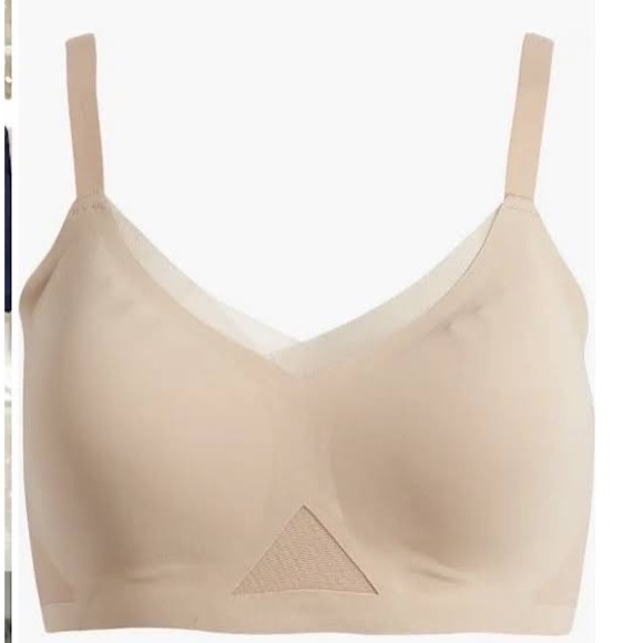 Honeylove Other - Honeylove‎ Crossover Bra Sand Beige Wire-Free Seamless Mesh Support Size 1X